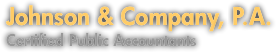 Johnson & Company, P.A. Certified Public Accountants